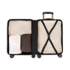 Bugatti Cannes Collection 21.5" Hardside Carry-on Luggage - Taupe-Telescopic trolley handle with multi-stage locking heights