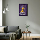 Frameworth LeBron James Los Angeles Lakers Power Slam - Framed Print - 38" W x 26" H-Professional-quality large-format framed print depicting LeBron James executing a powerful slam dunk - a visually dramatic sports art piece