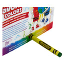 Crayola World's Favourite Colours Crayons - 64 Pack-PAIR WITH COLOURING BOOKS: Pair with the Crayola World’s Favourite Colours Colouring Book (sold separately) for a complete colouring activity