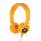 BuddyPhones Explore+ Headphones - Sun Yellow-Headphone style on-ear, design for kids with SafeAudio