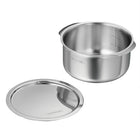 Tramontina Utsava Tri-Ply Clad Stainless Steel Covered Tope Patila-Lifetime Warranty