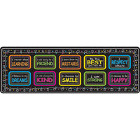 Ashley Productions The Original Fun Mat Mat Runner - 15.5" x 47" - Character Building-Measurements and Design: The Character Building Mat Runner measures 15.5" x 47".
