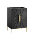 Modway Awaken 24" Bathroom Vanity Cabinet - Black-Modern Bathroom Vanity Cabinet