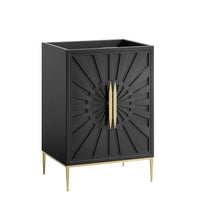 Modway Awaken 24" Bathroom Vanity Cabinet - Black-Modern Bathroom Vanity Cabinet