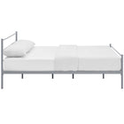 Modway Alina Platform Queen Bed Frame - Grey-Non-Marking Foot Caps