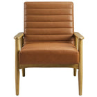 Modway Jensen Vegan Leather Accent Chair - French Oak Tan-7