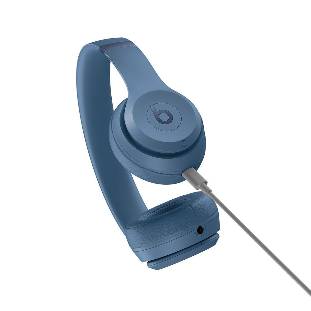 Beats Solo 4 Wireless On-Ear Headphones - Slate Blue | staples.ca