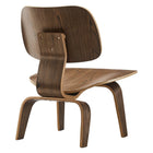 Modway Fathom Wood Lounge Chair - Walnut-Assembly Required
