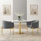 Modway Savour Tufted Performance Velvet Accent Chairs - Grey - 2 Pack-Stain-Resistant Performance Velvet