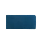 Manhattan Comfort Abigail 42.12" Mid-Century Modern Velvet Upholstered Ottoman Bench - Blue-30 Day Limited Manufacturer's Warranty