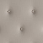 Flash Furniture Roxbury King Size Tufted Upholstered Platform Bed - Beige Fabric-Raised Rounded Legs