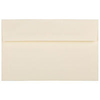 JAM Paper A10 Strathmore Invitation Envelopes - 6" x 9.5" - Ivory Wove - 25 Pack (900849930)-Color: Ivory 