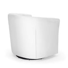 Modway Prospect Tufted Performance Velvet Swivel Armchair - White-No Assembly Required