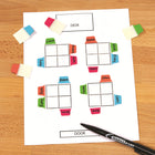Avery Ultra Writable Mini Tabs - 1" x 1½" Repositionable Two Sided - Primary Colour - 80 Pack-UltraTabs for the Office - Bookmark and separate important documents in reports, financial reviews, presentations, manuals, handbooks, financial records, correspondence, budget binders and other pertinent information