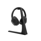 Kanto Headphone Stand - Black-Heavy steel base with silicone padding measures 9.5" W x 7.4" D (24.2 x 19 cm)