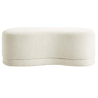 Modway Nimbus 48" Upholstered Ottoman Bench - Cream-9
