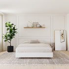 Nexera Platform Bed Frame - Full Size - White-5