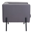 Zuo Jess Accent Chair - Grey-3 year limited warranty