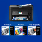 Epson T222 Ink Cartridge - Standard Capacity - Yellow-Brilliant prints on both plain and glossy paper