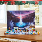LEGO Disney Princess Advent Calendar-Disney characters and more - The Advent calendar has Elsa, Anna, Kristoff, Olaf and Sven LEGO Disney characters, 2 LEGO Disney kitten characters, a mini Arendelle Castle and an ice crystal tree