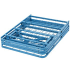 Modway Horizon Stainless Steel Queen Bed Frame - Light Blue-Easy To Assemble And Fold Away