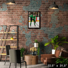 Mikko Rantanen Stars 2025 Playoffs - Framed Canvas - 22" x 31"-Officially licensed by the NHL and NHLPA
