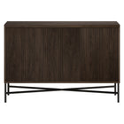 Hudson&Canal Brighton 48"W Buffet Table - Alder Brown-A modern contemporary design for your dining room, kitchen, or den
