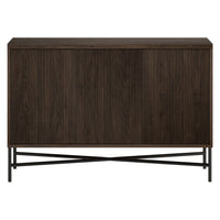 Hudson&Canal Brighton 48"W Buffet Table - Alder Brown-A modern contemporary design for your dining room, kitchen, or den