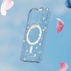 Ideal of Sweden Clear Mid MagSafe Case iPhone 17e/16e/15/14/13 - Petite Floral-Compatible with IDEAL's Wireless Chargers