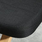 HOMCOM Ergonomic Kneeling Posture Chair for Home Office - Black-Assembly required