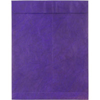 JAM Paper 10 x 13 Tyvek Envelopes, Catalog Open End with Self Adhesive Closure, Purple, 100 Pack (v021382g)-Purple