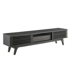 Modway Render 70" TV Stand - Charcoal-Mid-Century Style 70" TV Stand