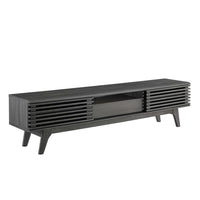 Modway Render 70" TV Stand - Charcoal-Mid-Century Style 70" TV Stand