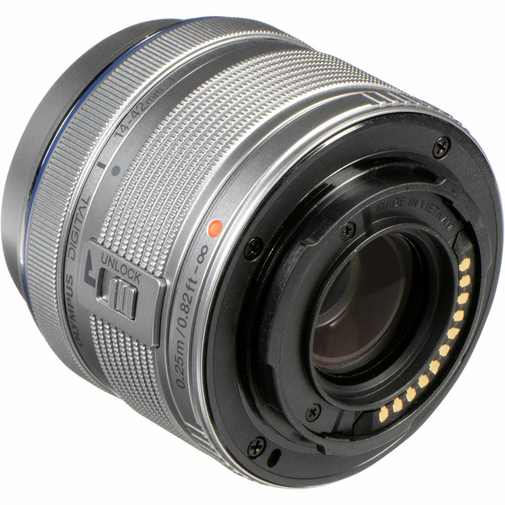 Olympus M.Zuiko Digital 14-42mm f/3.5-5.6 II R Lens - Silver