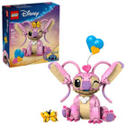 LEGO Disney Angel Lilo & Stitch Kids Toy-What's in the box - this building set features everything kids need to construct and display angel with her fun accessories: a decorative butterfly and 3 ‘floating’ hearts