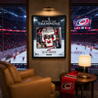 Frameworth Carolina Hurricanes 2026 Stanley Cup Champions: Seth Jarvis Ice Design PhotoGlass Framed Photo - 18" W x 22" H-6