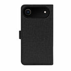 Blu Element Folio 2-in-1 Compatible with MagSafe Case for iPhone 17 Air - Black-Premium hand-stitched semi-soft feel material