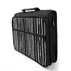 Pep Rally 2" Zipper Binder - Stripes Design-Multiple pockets, inside and out