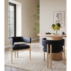 Brassex Brayden Visiting Chair - Set of 2 - Black-7
