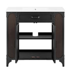 Modway Steamforge 36" Bathroom Vanity - White/Black-8