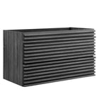 Modway Render 36" Wall-Mount Bathroom Vanity Cabinet - Charcoal-7