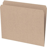 Staples Recycled Straight-Cut File Folders - Letter Size - 100 Pack-Letter size