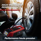 Bullseye 12V DC Tire Inflator with Digital Pressure Gauge-Manueverable design: an 18 in. flexible air hose provides flexibility and easy maneuverability during the inflation process