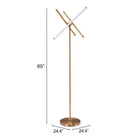 Zuo Garza Floor Lamp - Brass-7