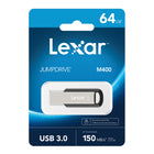 Lexar JumpDrive M400 USB Flash Drive - 64GB - Black-Support backward compatible with USB 2.0 interface