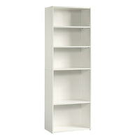 Sauder Beginnings 5-Shelf Bookcase, Soft White-Beginnings: Good-looking furniture at a great value is just the beginning.  With fresh concepts and exacting detail available in several popular finishes, Beginnings® by Sauder is perfect for new businesses, young professionals, kids, basements - let's just say there's no end to the possibilities.