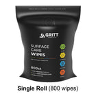 Gritt Commercial Surface Care All-Purpose Cleaning Wipes - Fresh Scent - 8" x 6" - 800 Wipes -Wipe Dimensions: 8" H x 6" W