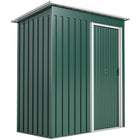 Outsunny 5 x 3 FT Outdoor Storage Shed with Sliding Door & Sloped Roof-Versatile simplicity in design
