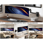 Mount-It! Heavy-Duty Monitor Wall Mount with Gas Spring Arm - Fits Monitors up to 49"-Smooth and effortless adjustments, gas spring arm allows for easy height, tilt, swivel, and rotation for perfect screen positioning
