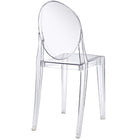 Modway Casper Dining Chairs - Clear - 4 Pack-Sturdy Acrylic